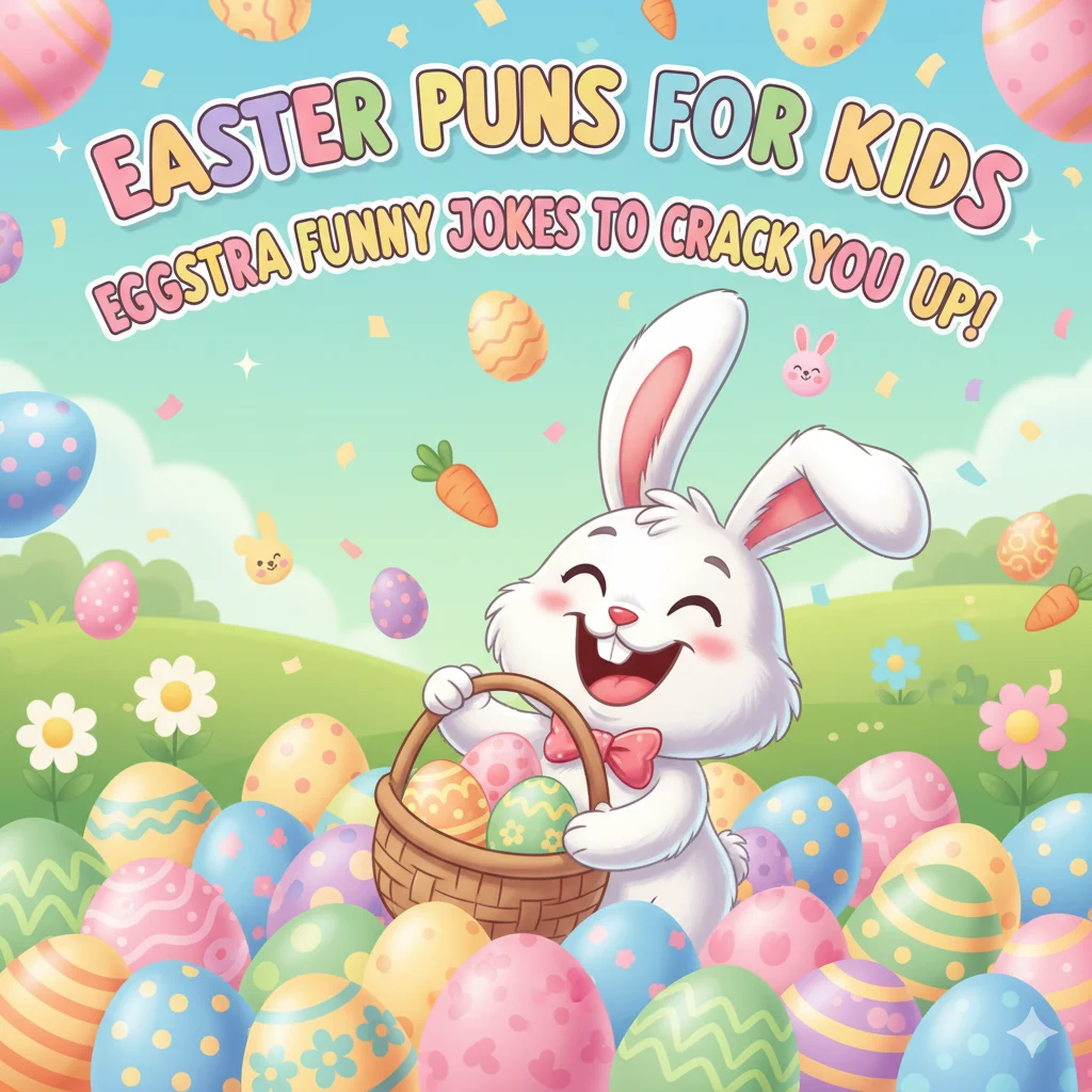 Cute Easter Puns for Kids That Are Egg-stra Funny – 2025