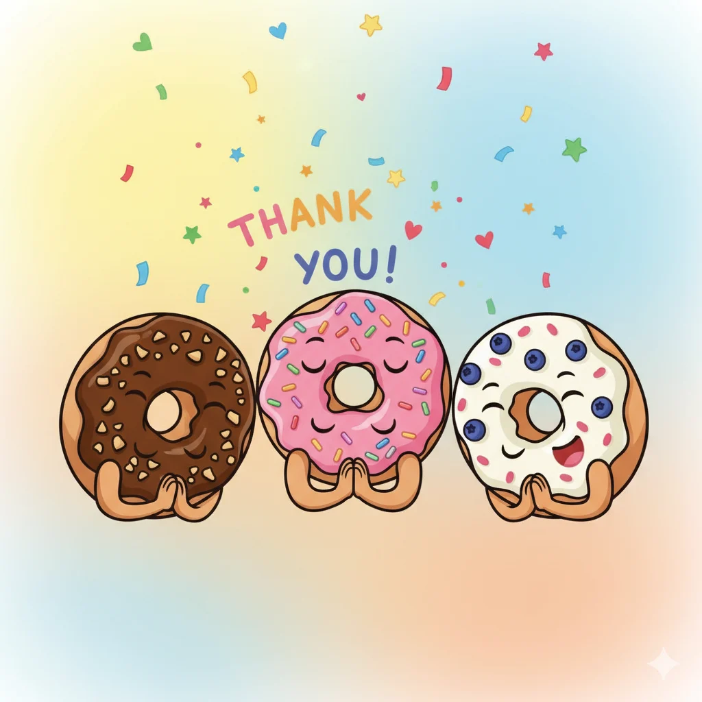donut puns thank you