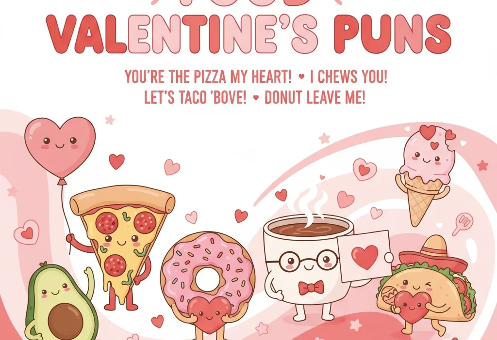 food valentines puns