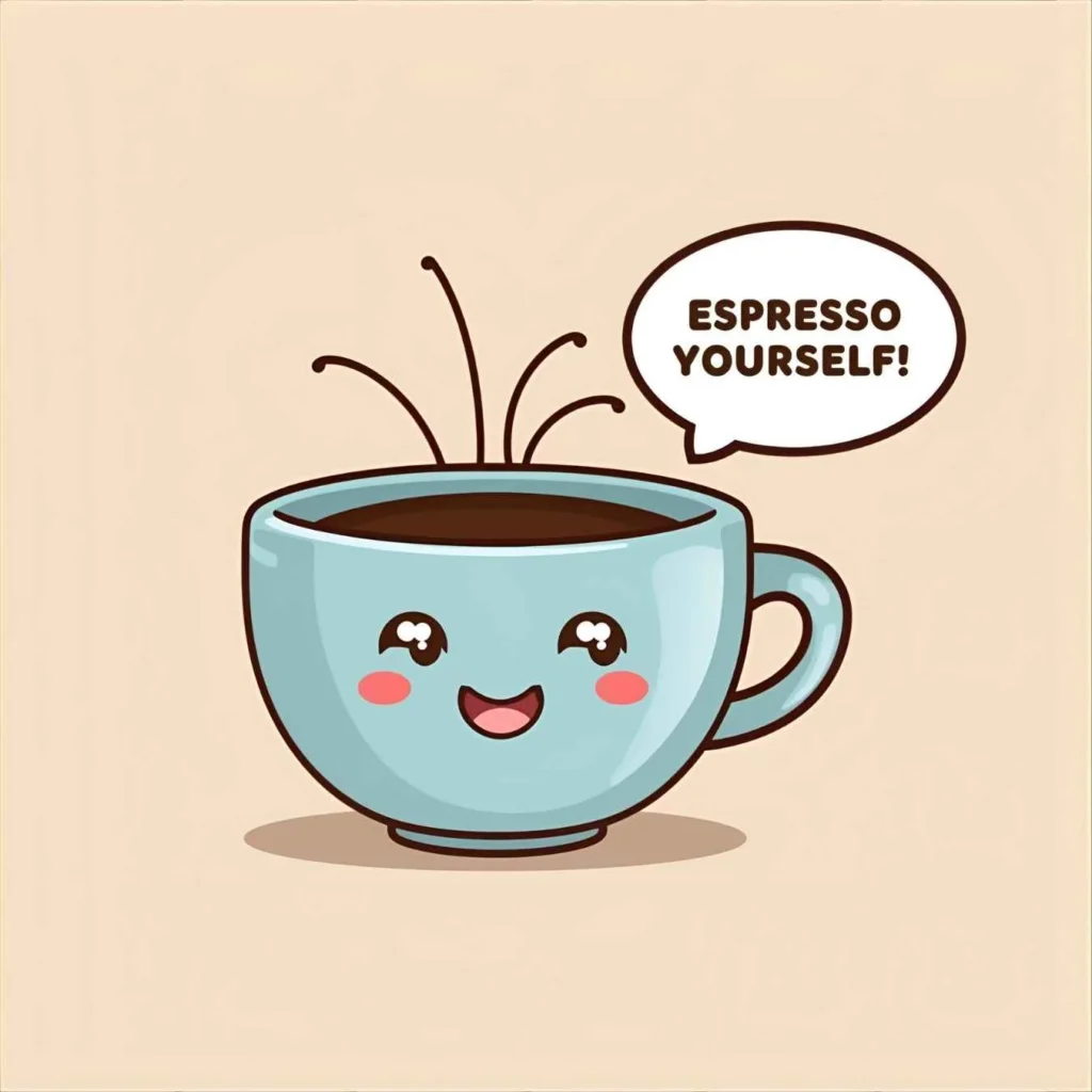 short coffee puns