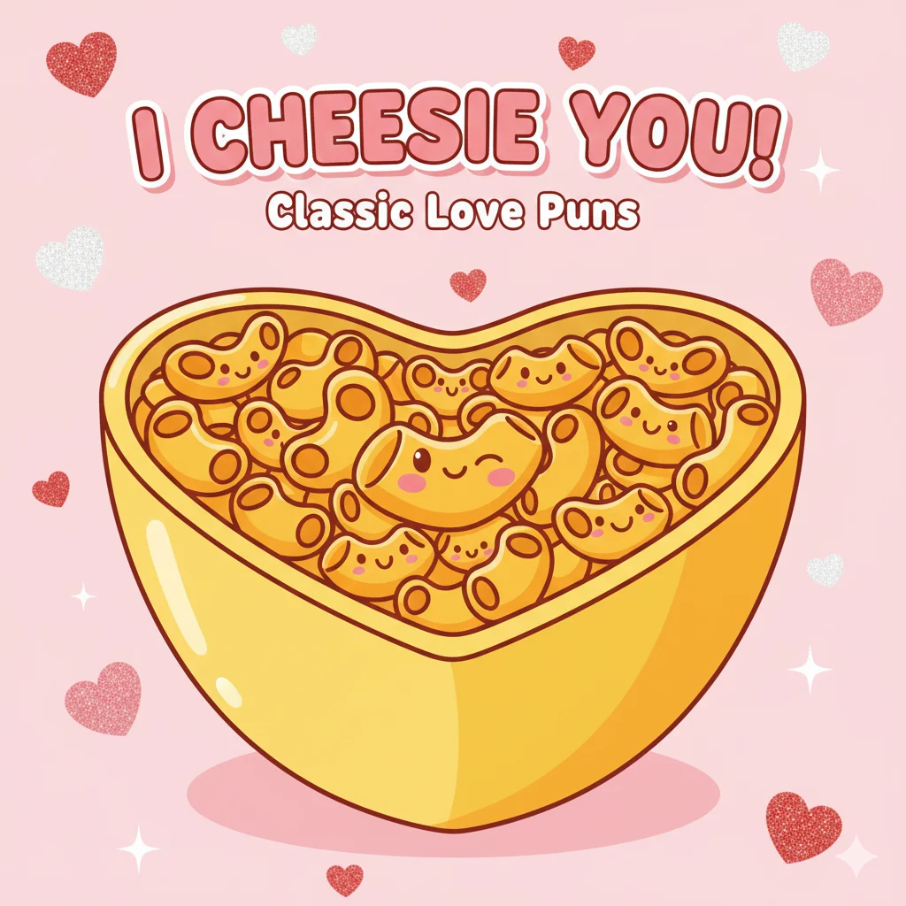 cheesy valentines puns