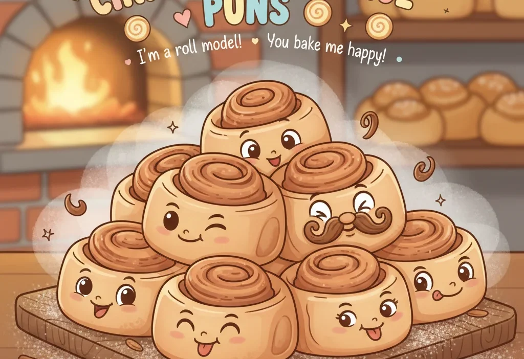 cinnamon roll puns