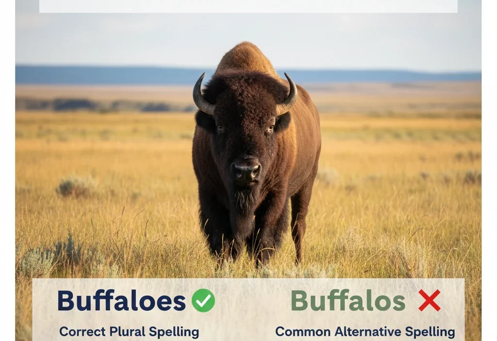 buffaloes or buffalos