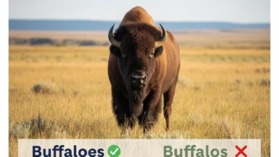 buffaloes or buffalos