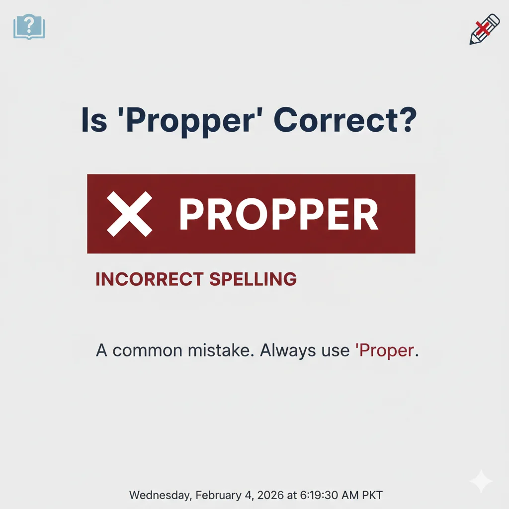 proper or propper