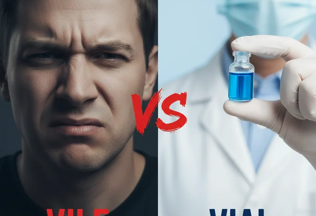 vile or vial