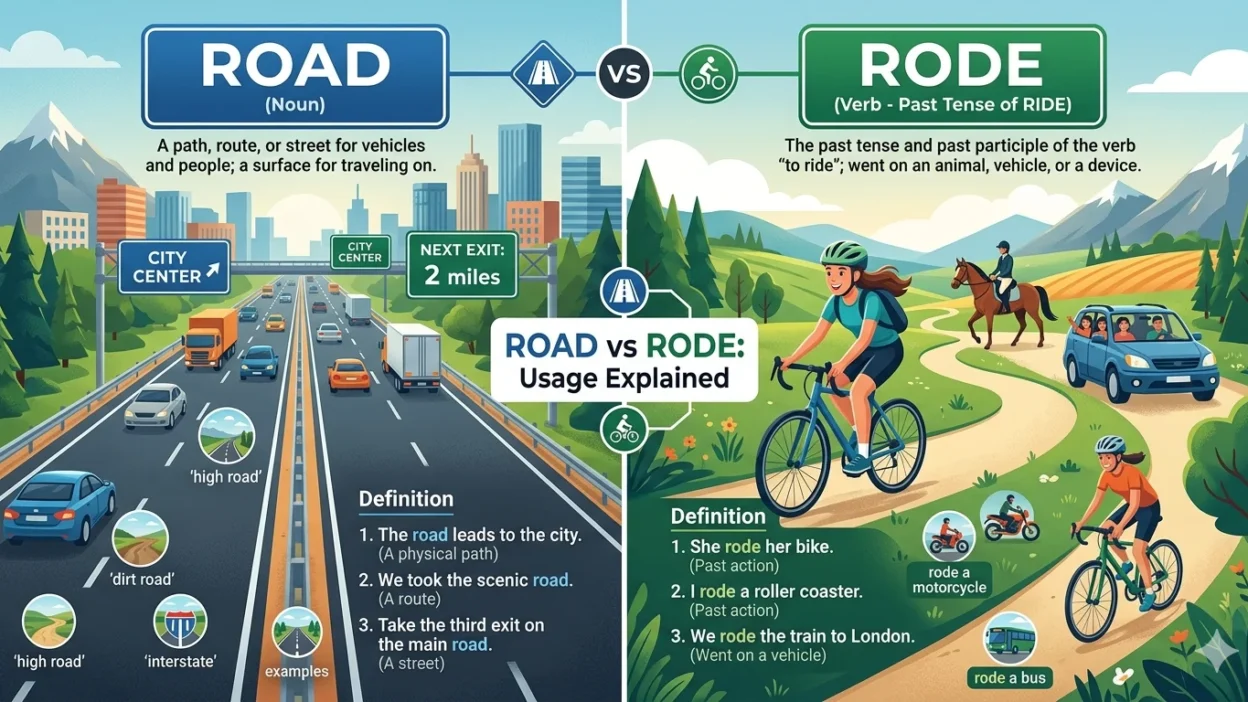road or rode