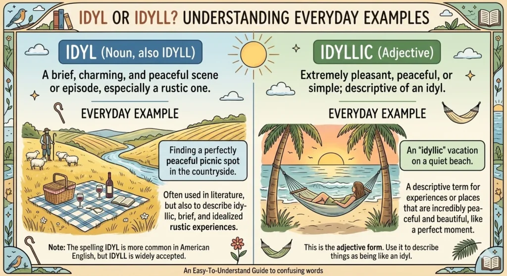 idyl or idyll