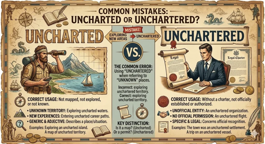 Uncharted or Unchartered