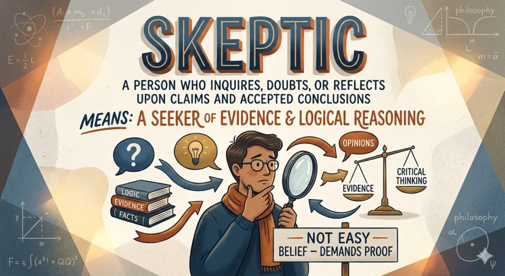 sceptic or skeptic