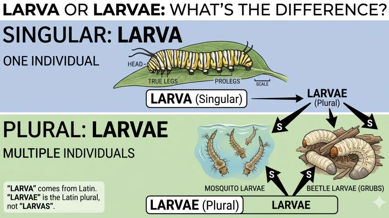 larva or larvae