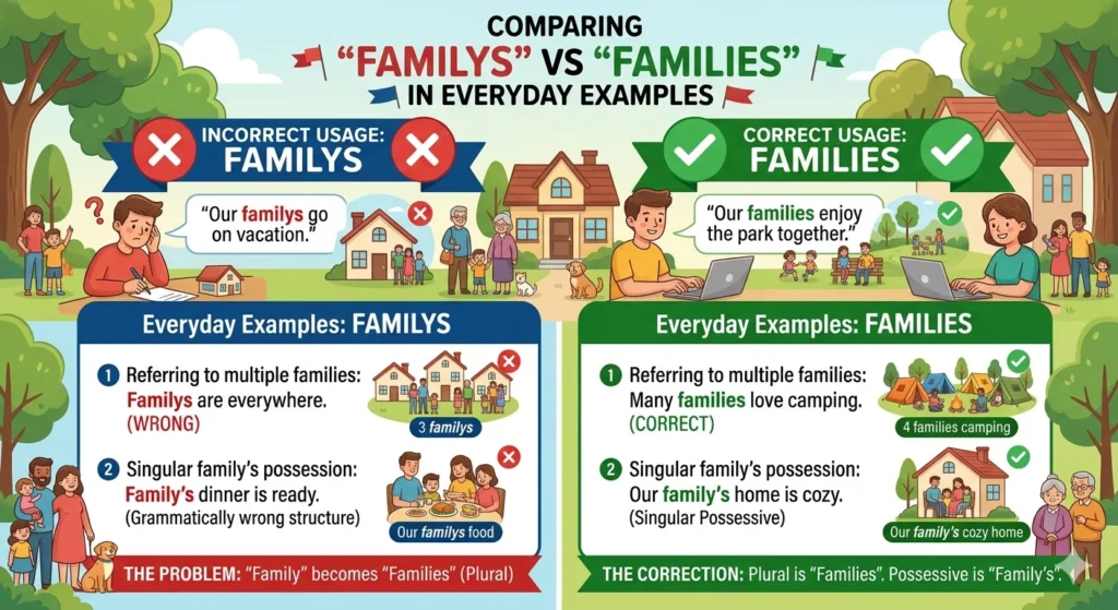 familys or families