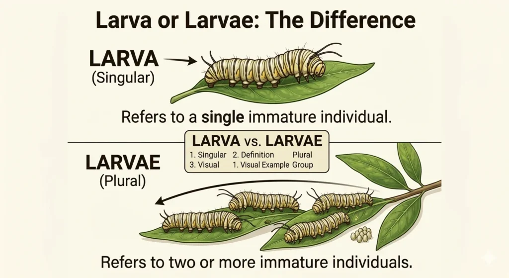 larva or larvae