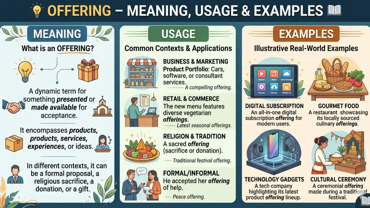 offerring or offering