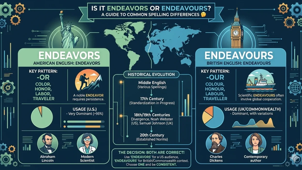 endeavors or endeavours