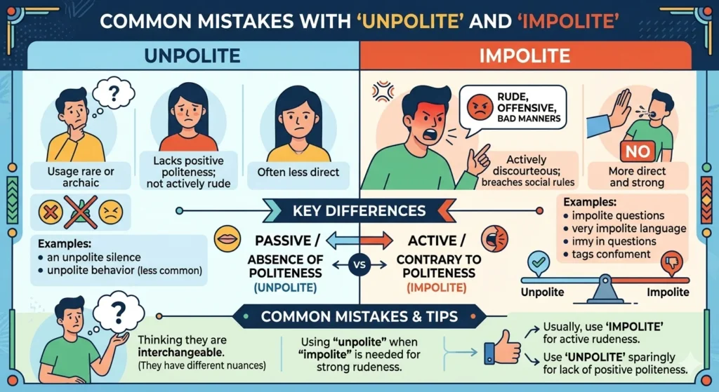 unpolite or impolite