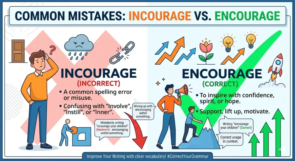 incourage or encourage