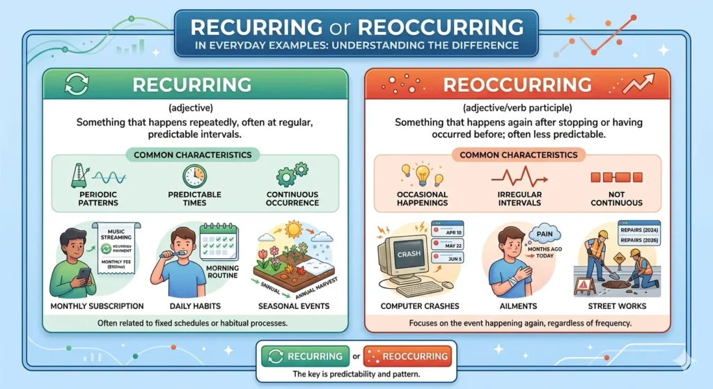 recurring or reocurring