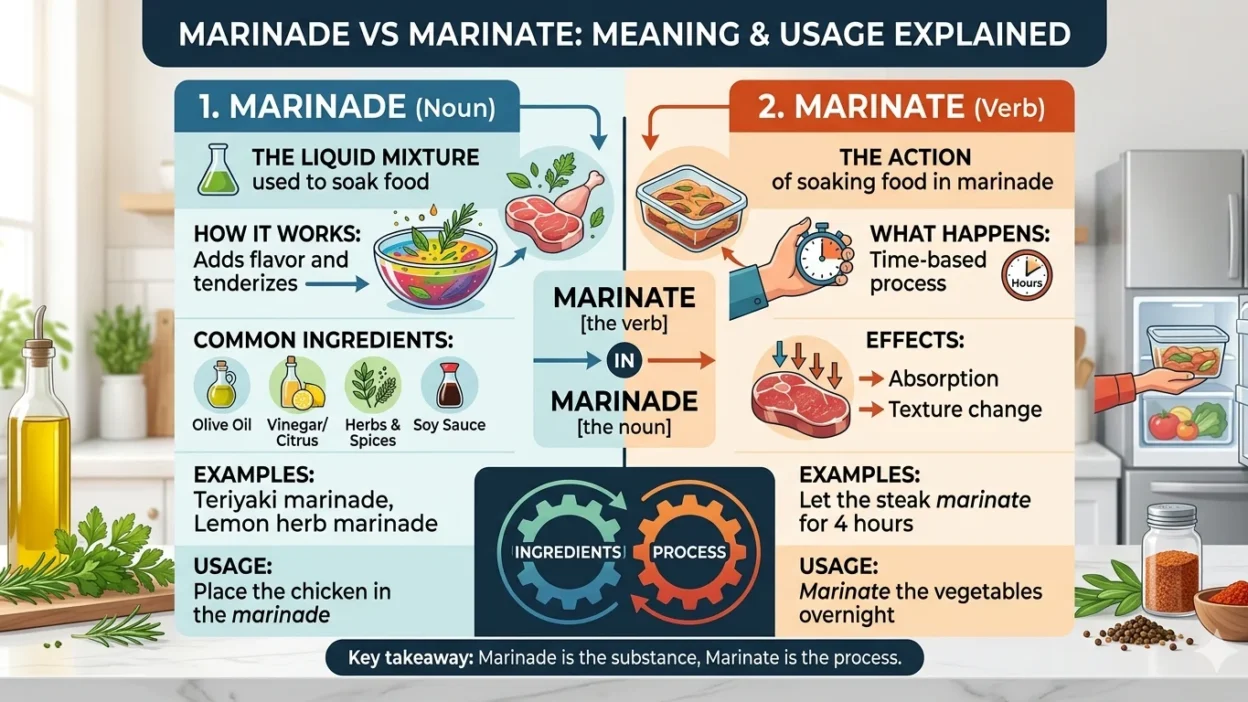 marinade or marinate