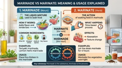 marinade or marinate
