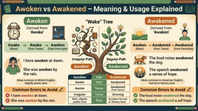 awoken or awakened