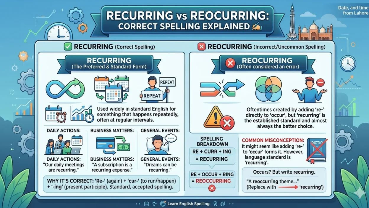 recurring or reocurring