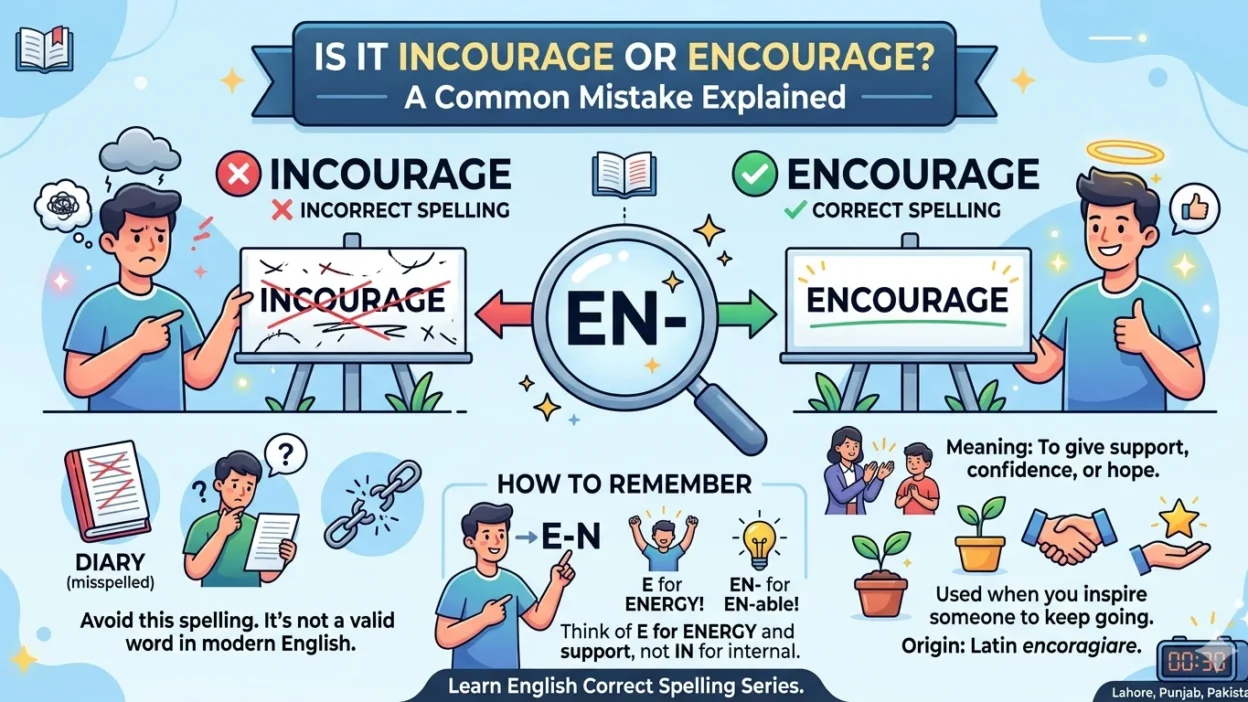 incourage or encourage