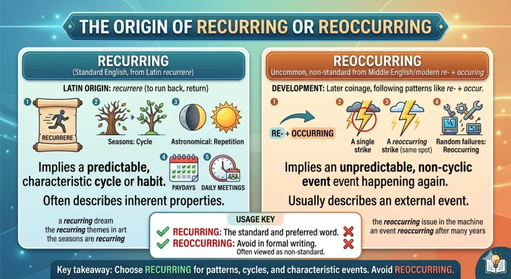 recurring or reocurring