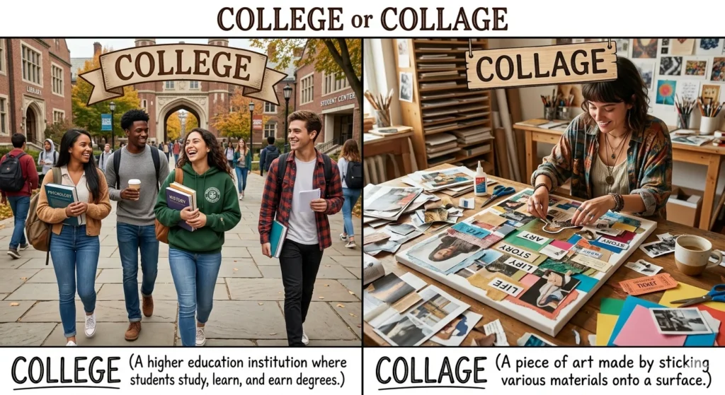 college or collage