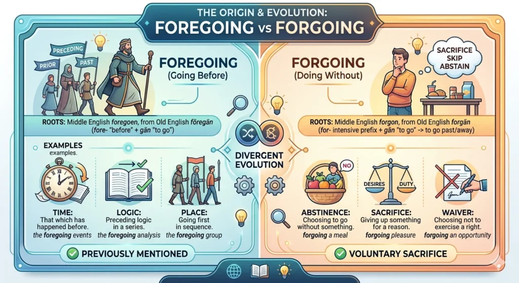 foregoing or forgoing