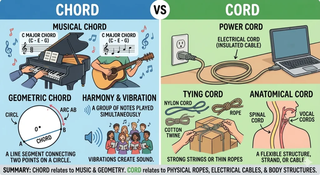 chord vs cord