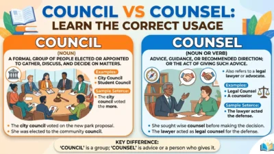 council vs counsel