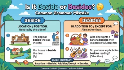 beside vs besides