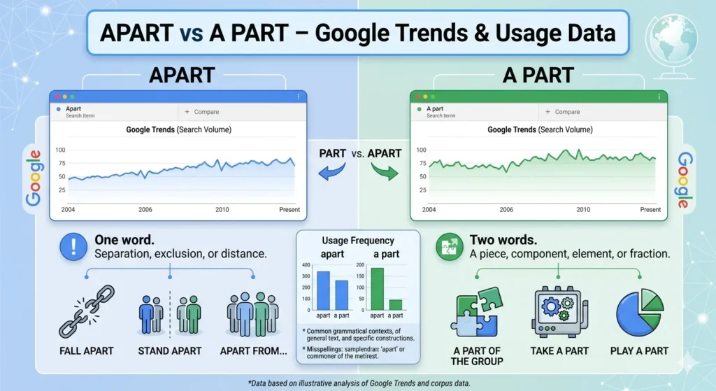 apart vs a part