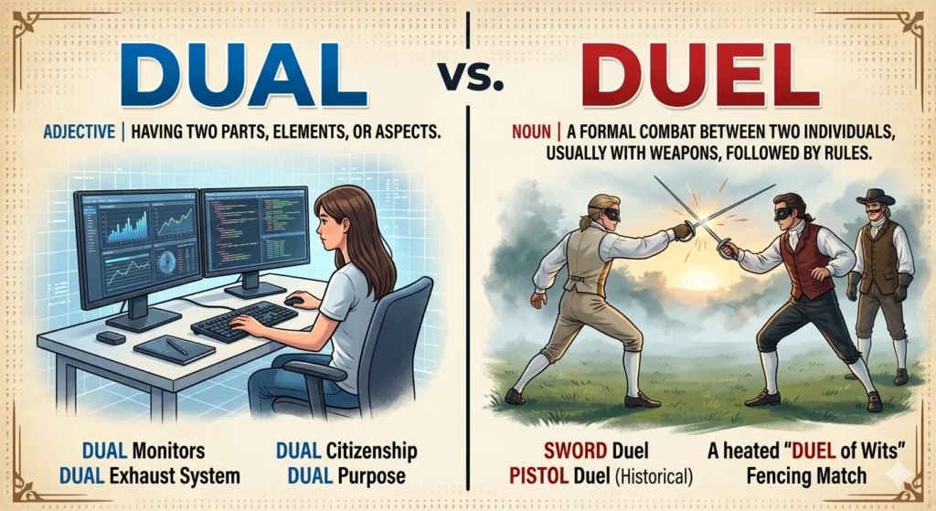 dual vs duel