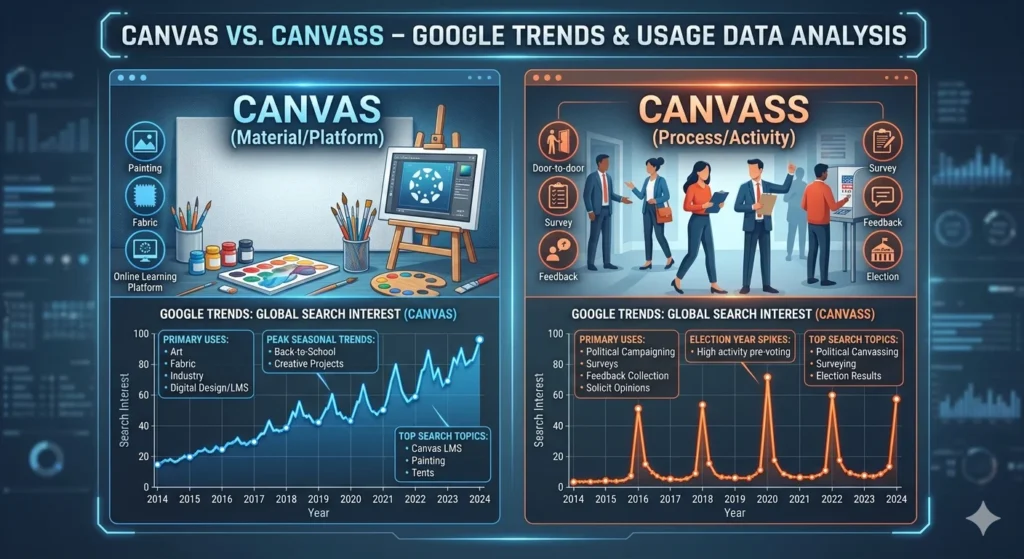 canvas vs canvass