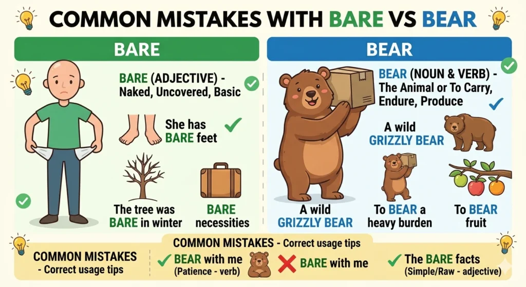 bare vs bear