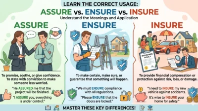 assure vs ensure vs insure