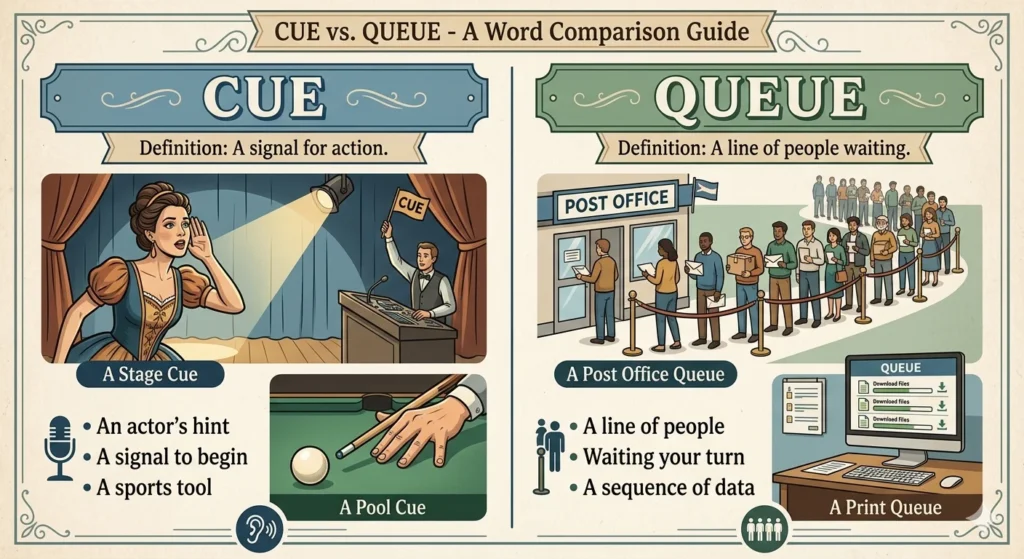 cue vs queue