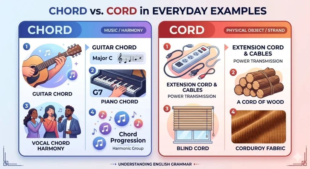 chord vs cord