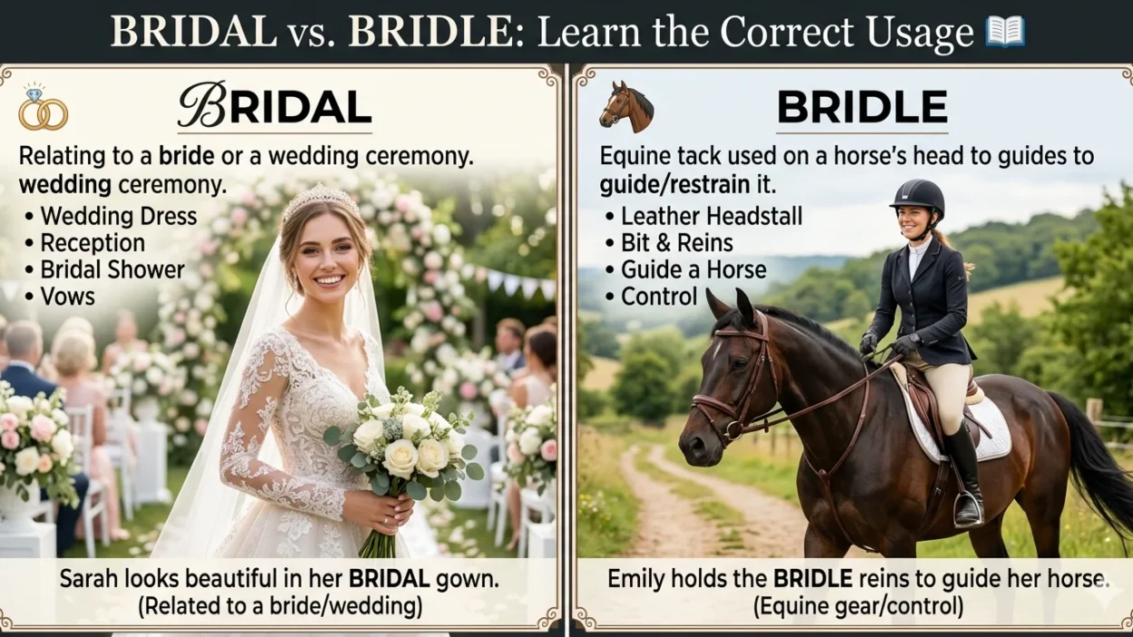 bridal vs bridle