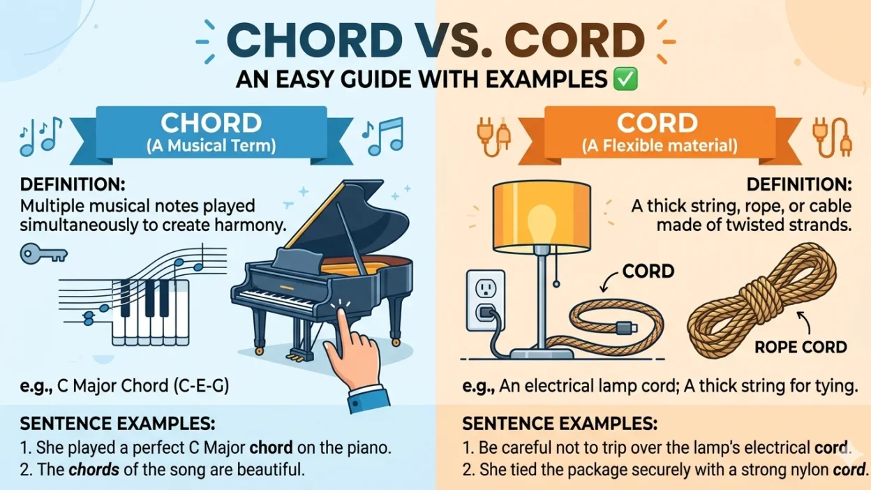 chord vs cord