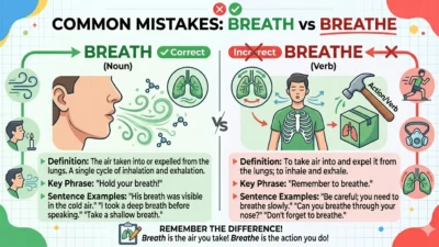 breath vs breathe