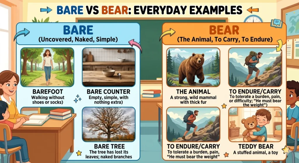 bare vs bear