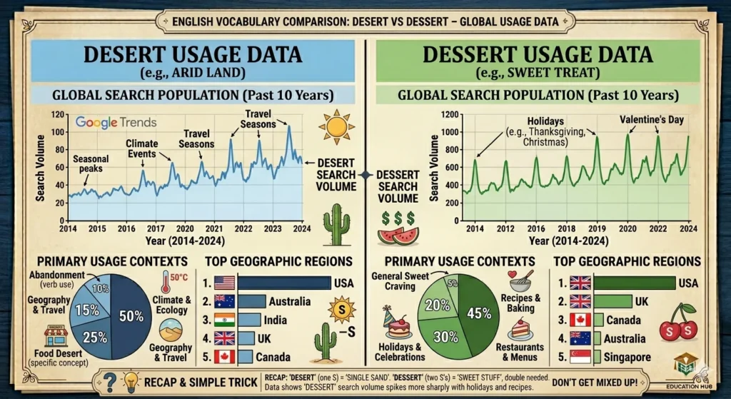 desert vs dessert