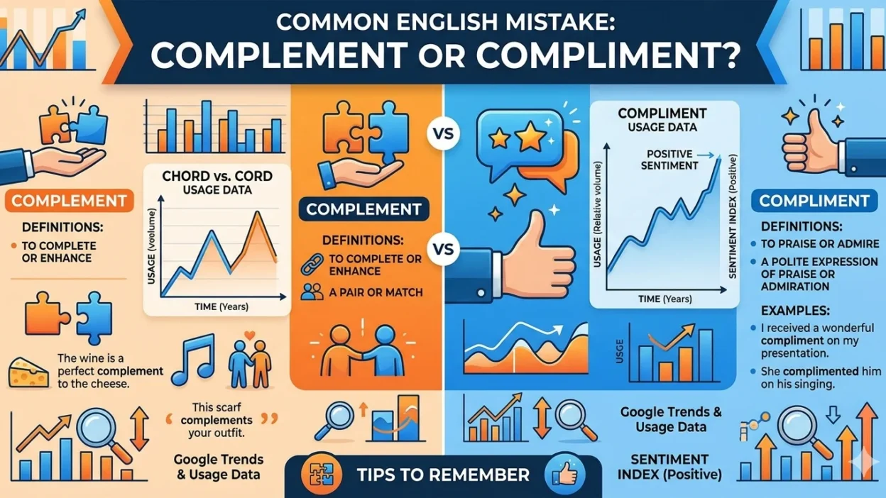 complement vs compliment