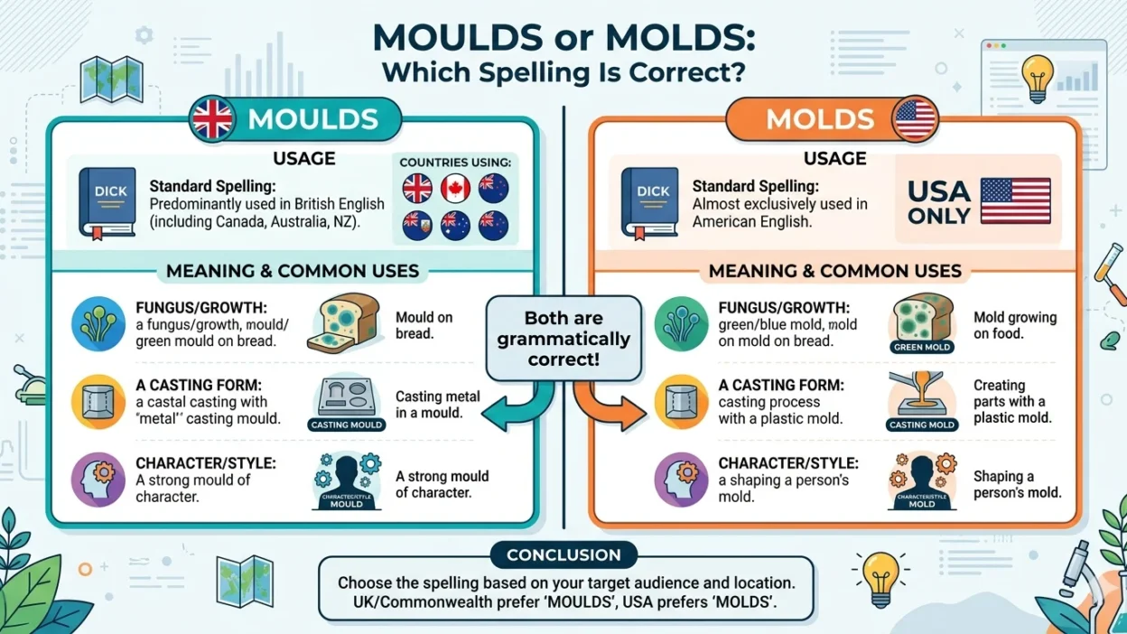 moulds or molds