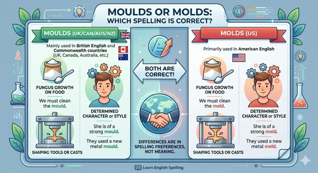 moulds or molds