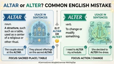 altar vs alter