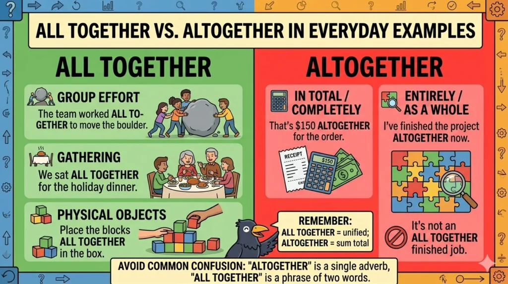 all together vs altogether